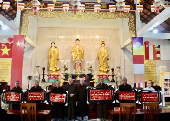 Ban Trị sự Phật giáo huyện Đức Hoà tổ chức phiên họp định kỳ tháng 5 năm Nhâm Dần