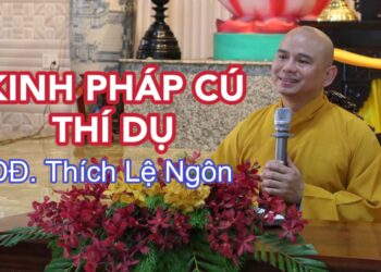 Đại đức Thích Lệ Ngôn thuyết giảng tại Hạ trường Tổ đình Linh Nguyên
