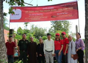 Lễ Khởi Công Xây Dựng Nhà Tình Nghĩa Quân Dân năm 2022 tại ấp An Hoà, xã An Ninh Tây