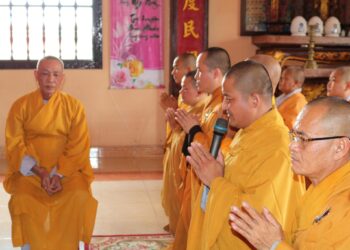 Phật giáo huyện Đức Hòa, Tăng Ni sinh khóa VIII TCPH Long An khánh tuế chư tôn đức giáo phẩm tỉnh nhà