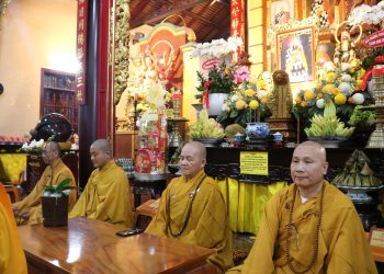 Hòa thượng Thích Minh Thiện thuyết giảng tại chùa Linh Nguyên nhân Giỗ tổ Minh Phương – Chơn Hương