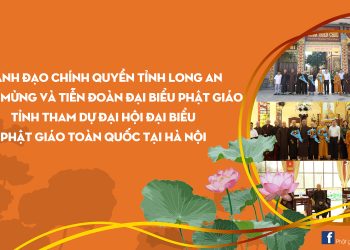 Lãnh đạo chính quyền tỉnh Long An chúc mừng và tiễn đoàn Đại biểu Phật giáo tỉnh tham dự Đại hội Đại biểu Phật giáo toàn quốc tại Hà Nội