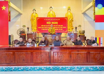 Ban Trị sự GHPGVN huyện họp lệ kỳ tháng 2 nhuận năm Quý Mão