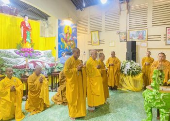 Lễ nhập Kim quan cố Thượng tọa Thích Trí Nghiêm, trụ trì chùa Hiệp Phước